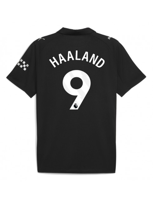 Manchester City Erling Haaland #9 Replika Borta Kläder 2025-26 Kortärmad Manchester City Erling Haaland #9 Replika Borta Kläder 2025-26 Kortärmad